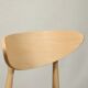 Dining room chairs set of 6 sage green Scandinavian design