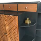 Storage unit, Art Deco buffet in carved wood