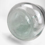 Trio of transparent handle canisters