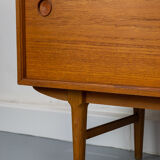 Vintage Sideboard in Teak with sliding door and drawers, 1960s