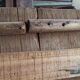Old wooden door