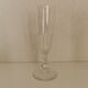 Set of 6 crystal champagne flutes