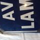 Enamelled street sign