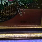 Painting "to the basket of flowers"