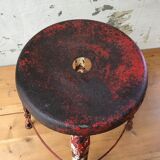 Workshop stool Nicolle patinated