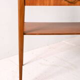 Vintage Scandinavian teak nightstand Björkås Möbelfabrik