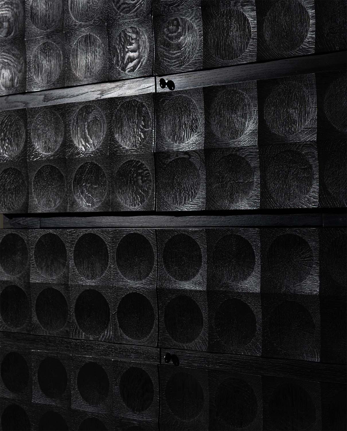 Brutalist Cabinet by J. Batenburg, Belgium 1970s