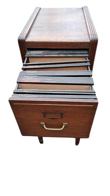 Art Deco 3-drawer filing cabinet