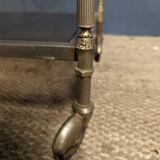 Neoclassical style brass coffee table