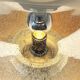 Mazzega Murano Lamp Puliginiso Glass and Stainless Steel 1971
