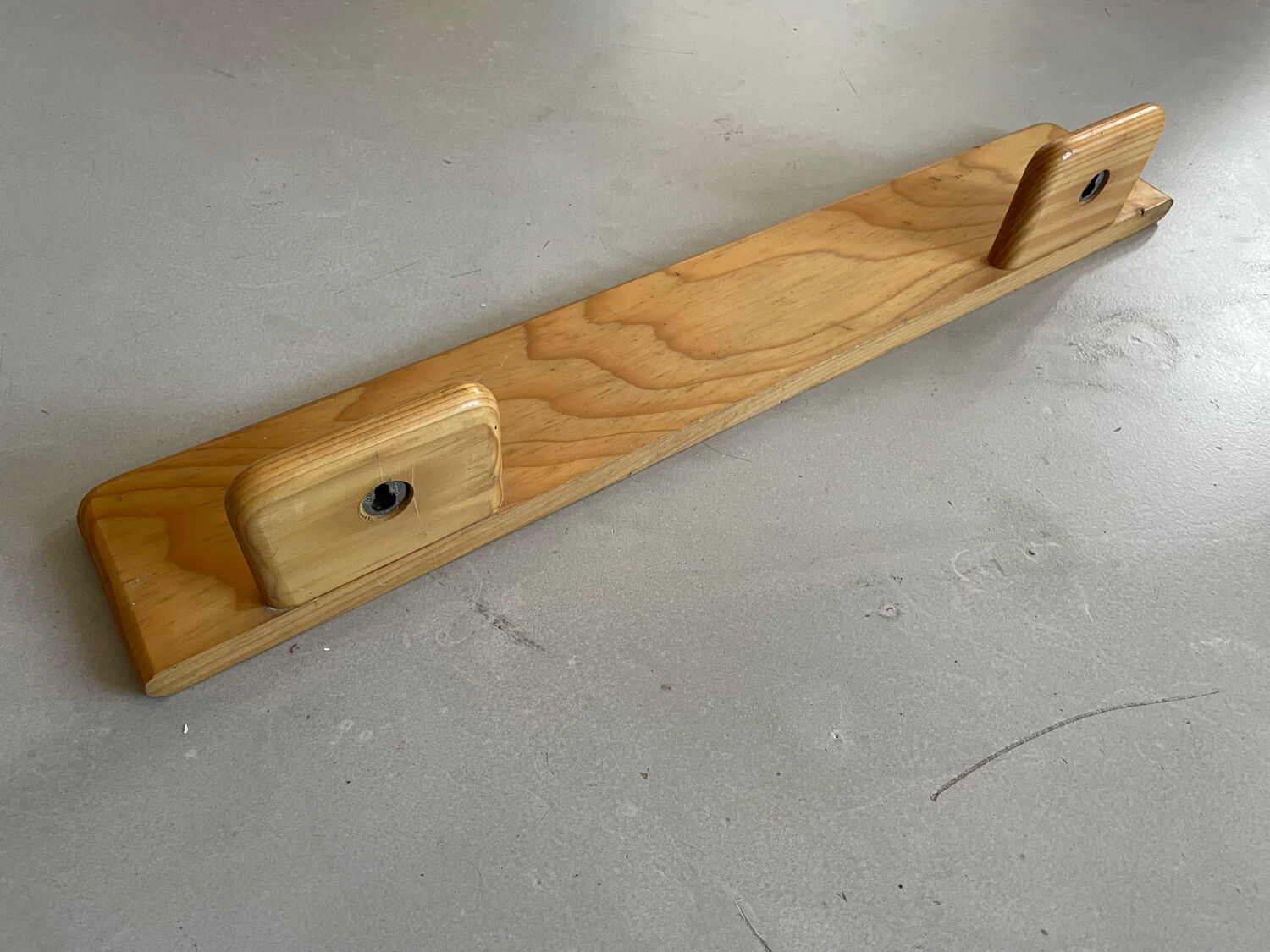 Wooden wall shelf