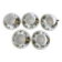 Vintage Hackefors cup plus saucer with leaf pattern from Sweden mid-century. Price per set.