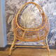 Vintage rattan crib