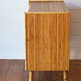 Rattan chest of drawers