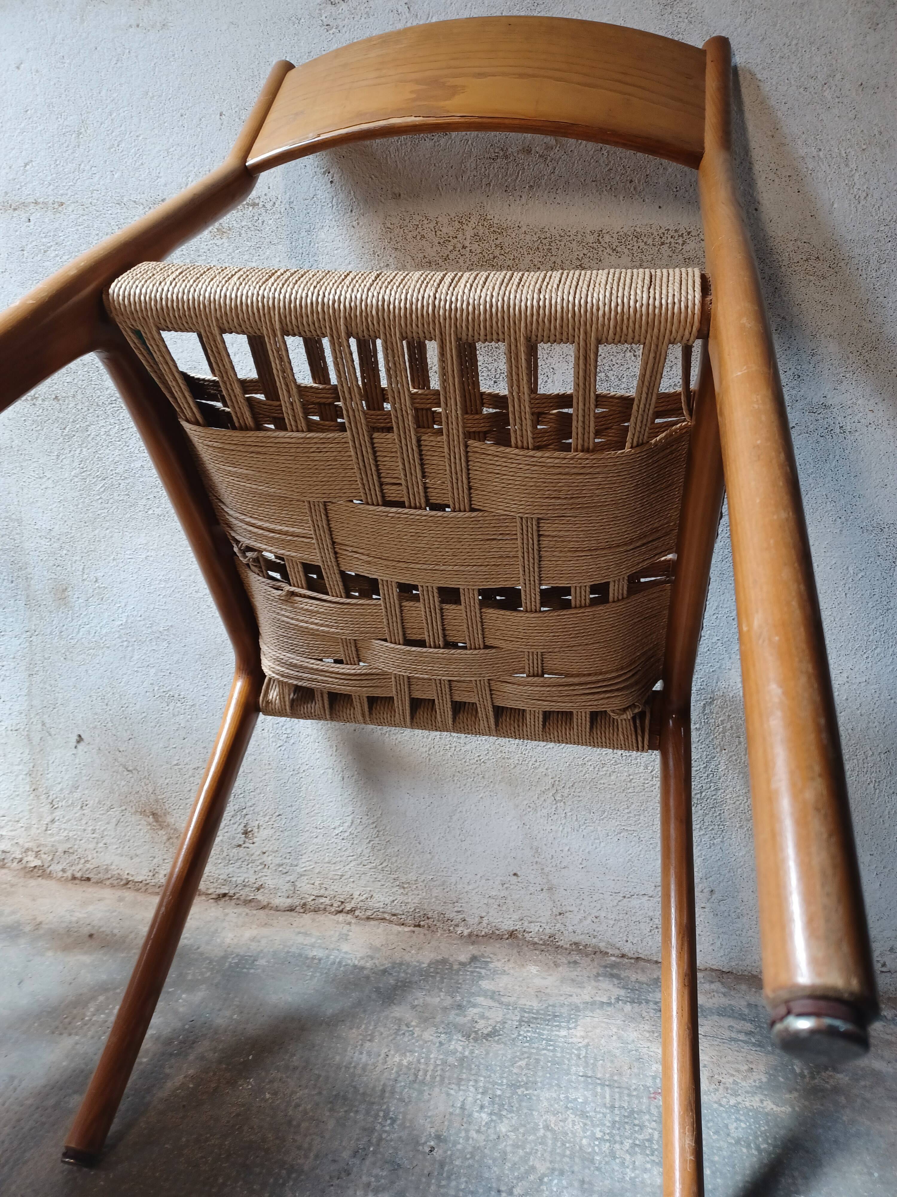 Pair of chairs , Consorzio Sedie Friuli , 1960