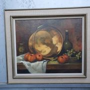Still life painting signed J.Heitman