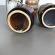 Set of five pottery fat vava "414-16" vases Made by Scheurich, Germany