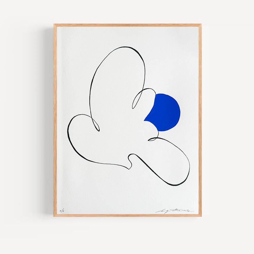 Blue Sun 02 - 30 x 40 cm - Atelier Agapé