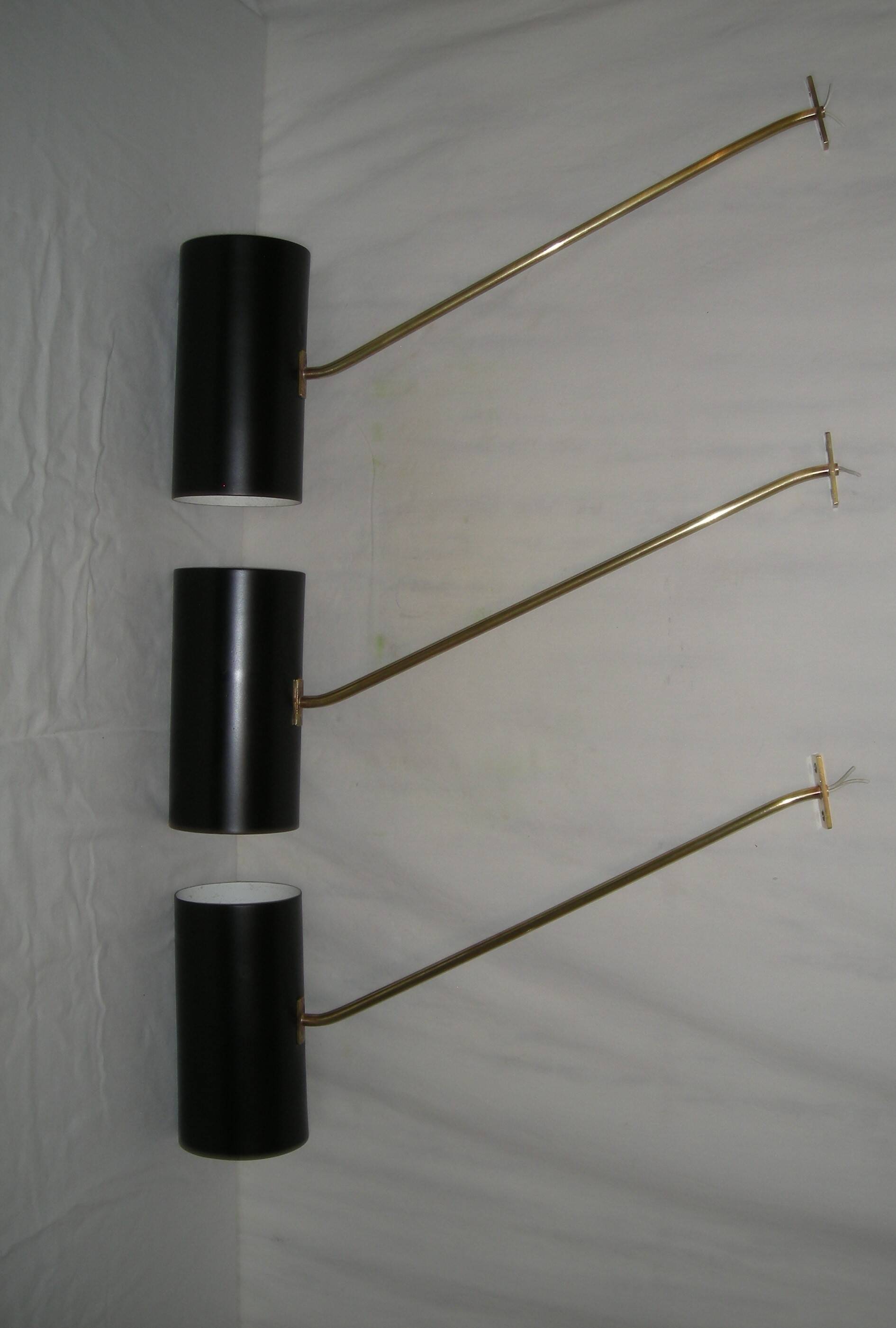 Pipe wall light - large model from the 50s