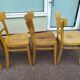 Lot de 12 chaises de bistrot bar bois vintage luterma