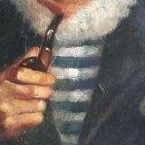 Portrait in oil former captain