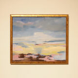 Oil painting on canvas "Evening Depth" by Adry Novoli