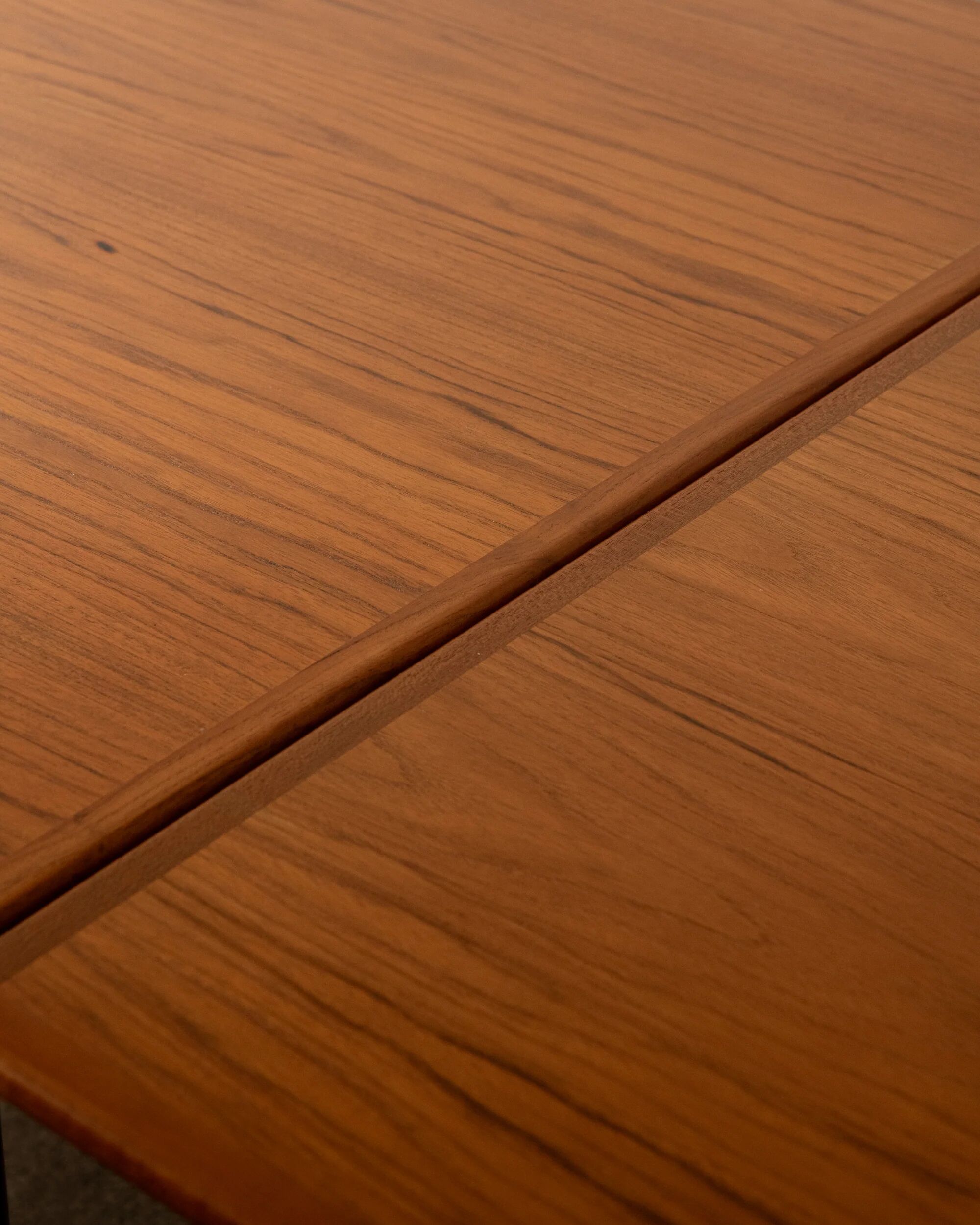 Danish modern teak extendable dining table model 24 by Ansager Møbler 1960s