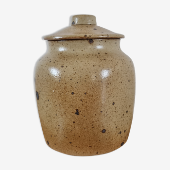 Pyrity sandstone pot with lid