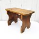 Wooden step stool country decoration
