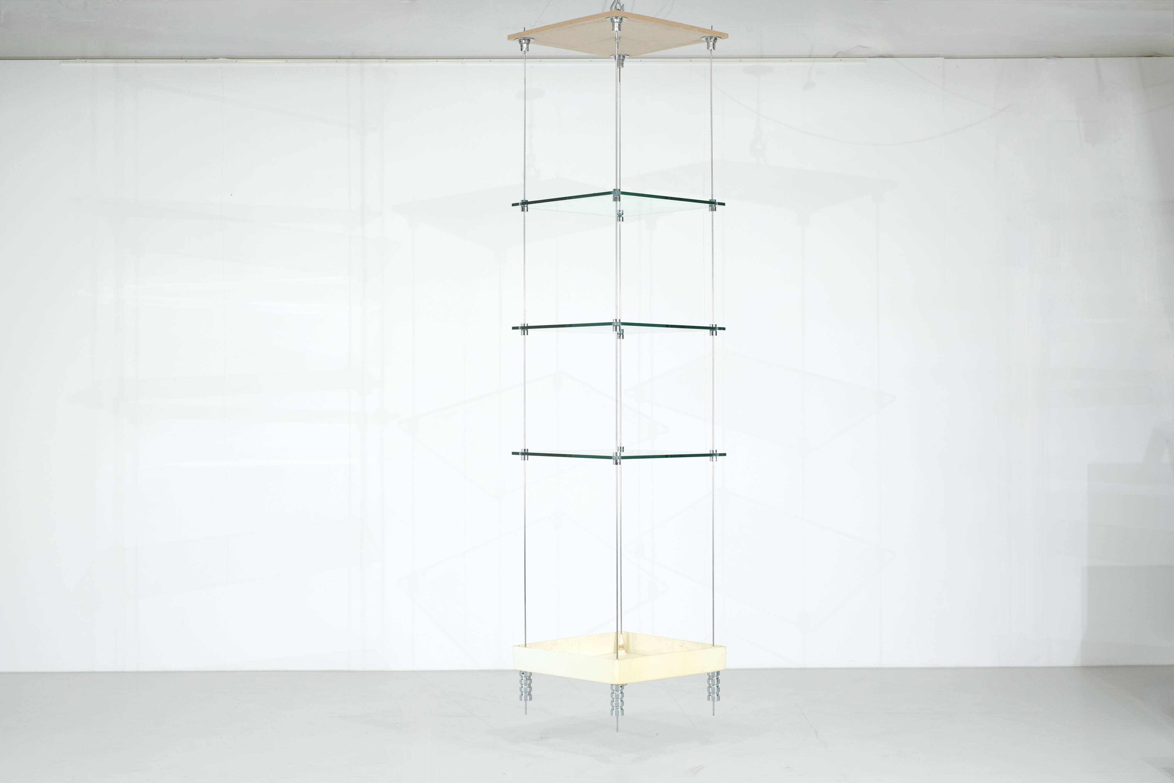 Esposi Ramloc hanging bookcase by Marino Collecchia for Espo-1970s