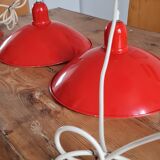 Enamelled sheet metal suspension