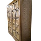 Buffet brutaliste vintage années 70 Gerard Bartels