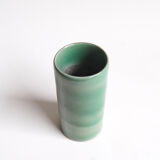 Antonio Lampecco Green Roll Vase