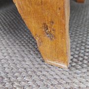 solid wood buffet, compass feet