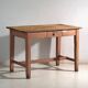 Table de cuisine ancienne en bois de pin – Europe centrale, vers 1900
