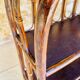 Vintage two-tier bamboo and rattan shelf with storage, Circa 1960