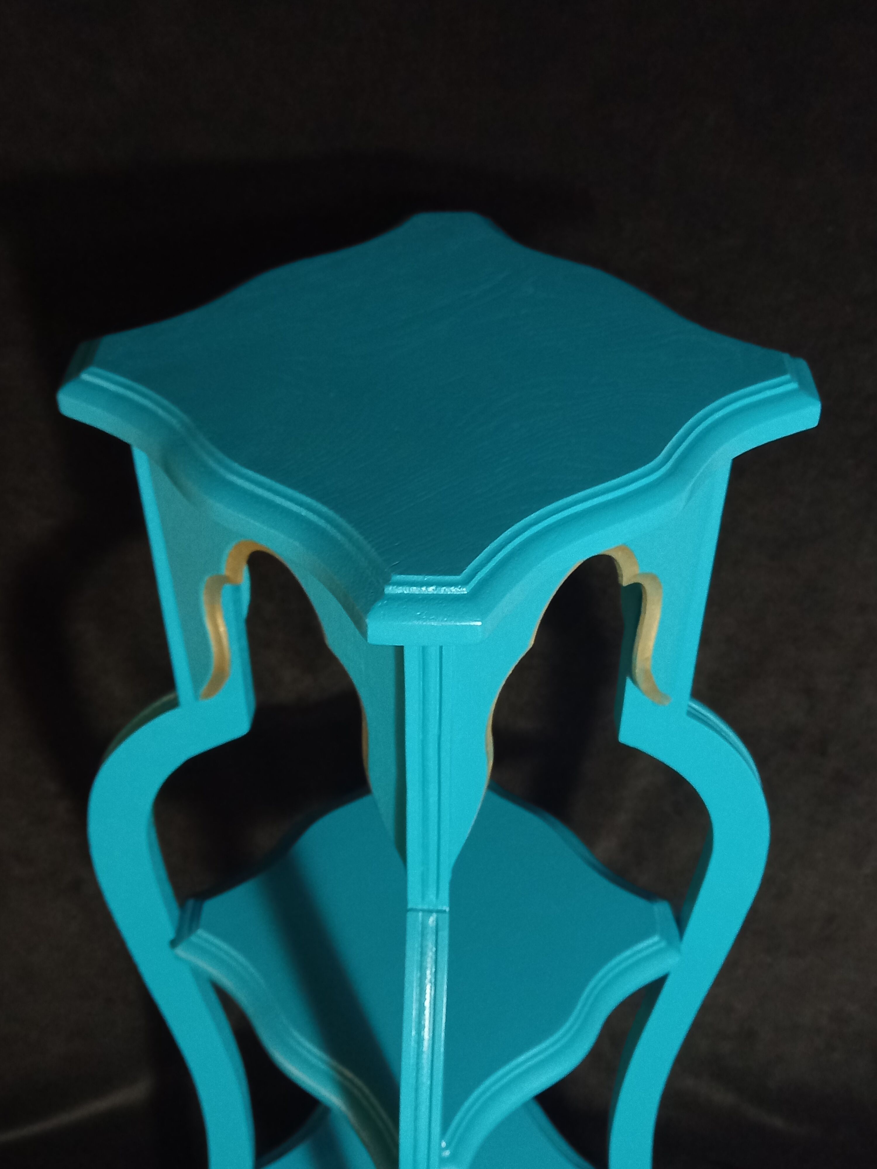 Fifth wheel one thousand and one nights in turquoise and gold