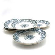 Lot of 5 dessert plates "Pickman de Seville/Cartuja"