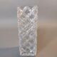 Molded glass vase cross 1940