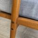 Paire fauteuils pieds compas, 1960