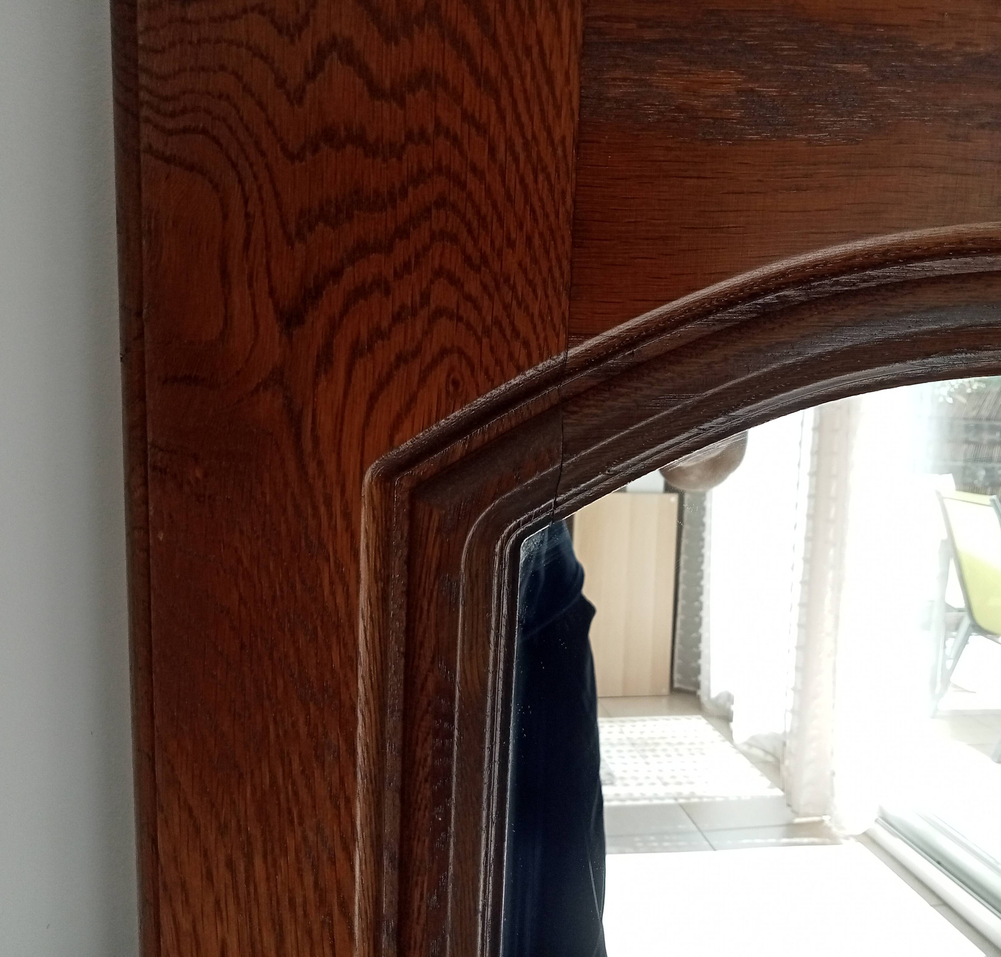 Miroir vintage rustique années 70/80
