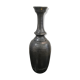 Vase of black enamelled terracotta, signed Jean Marais