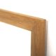 Scandinavian oak mirror, 127x50cm, Sweden, 1960