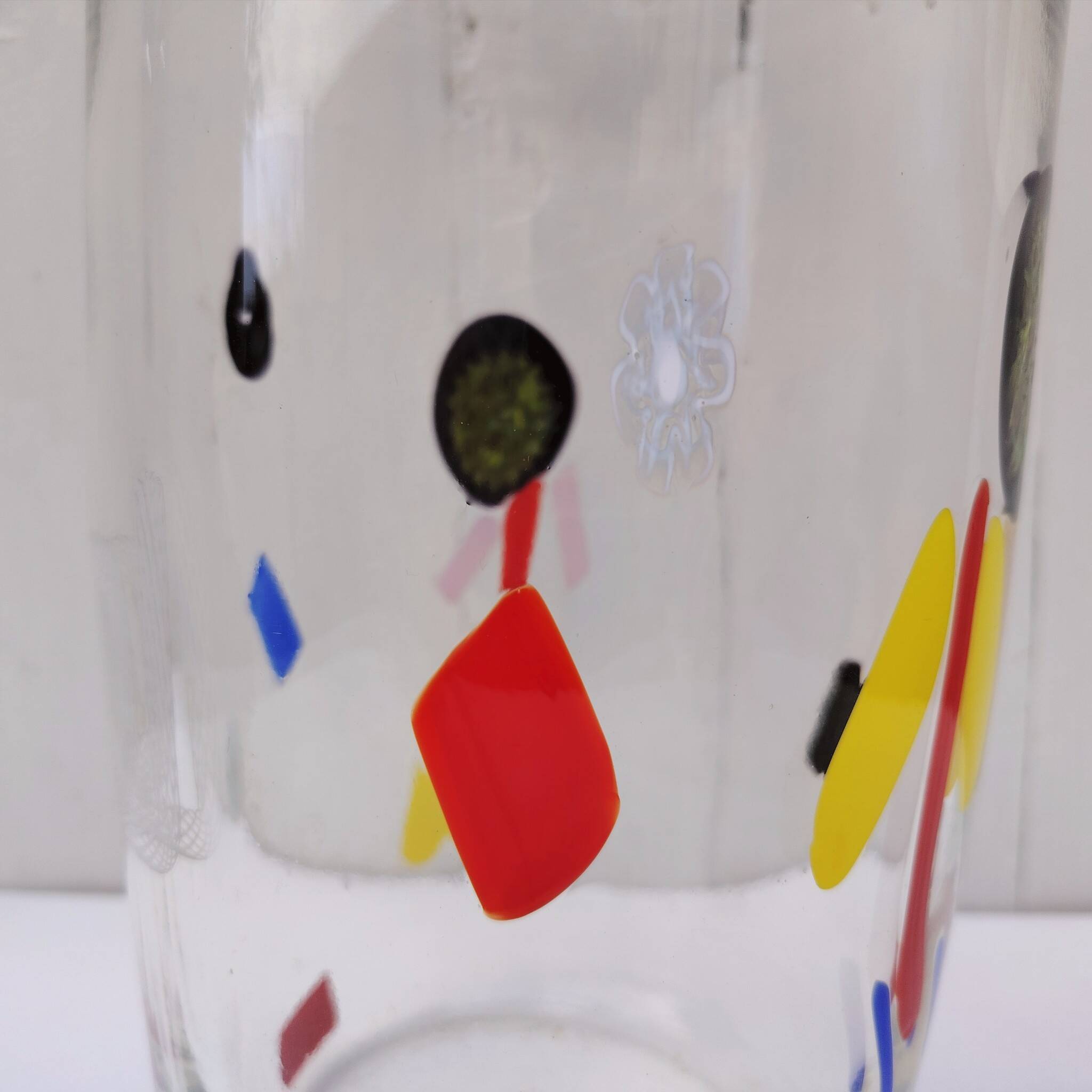 Large vase, blown glass, Murano, Paolo Crepax