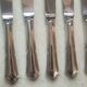 lot de 10 couteaux en metal argentè