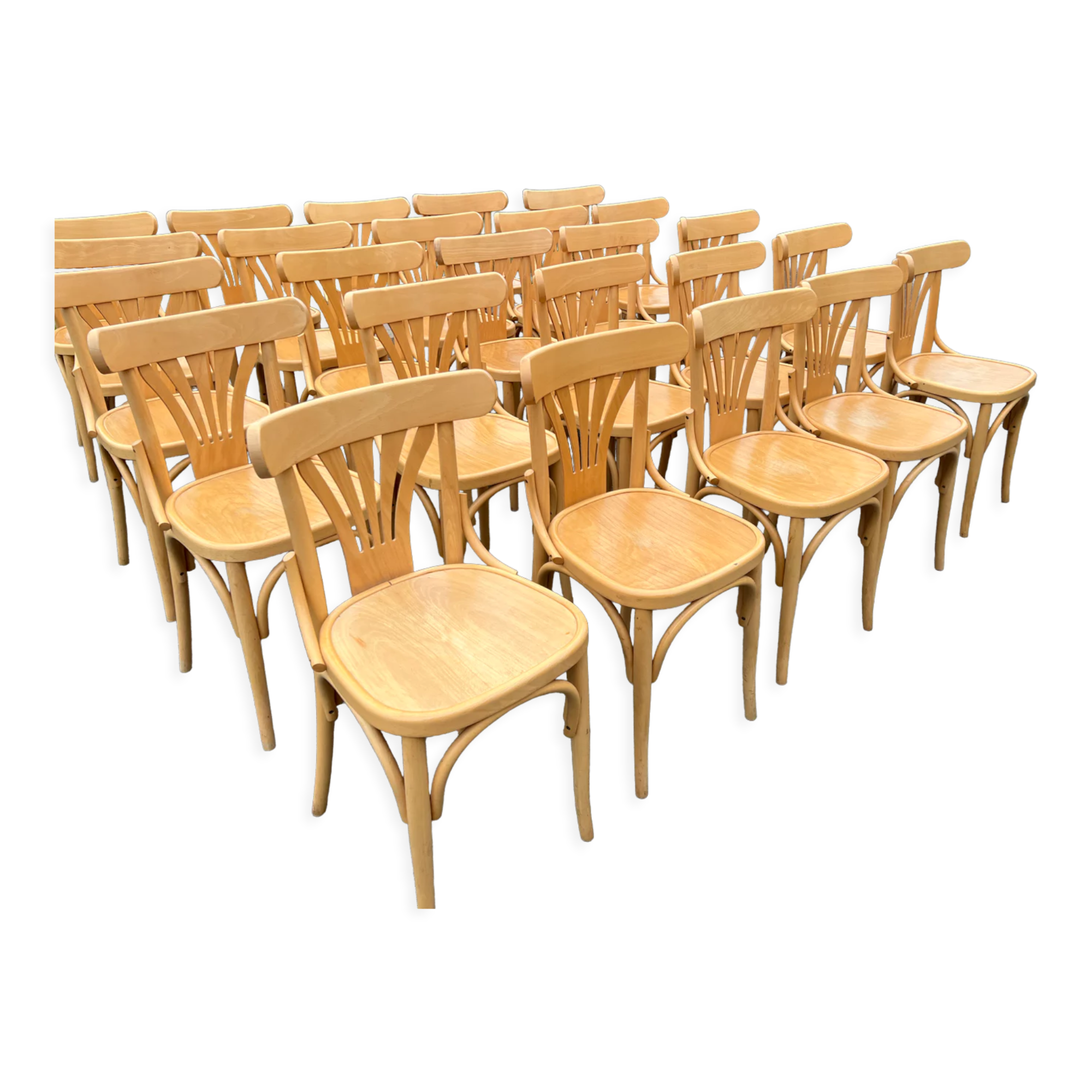 Set of 25 bistro chairs