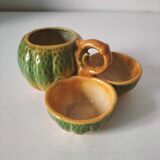 Vintage slipware spice rack