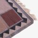 Vintage Kilim Checkered Rug - 179 x 122 cm