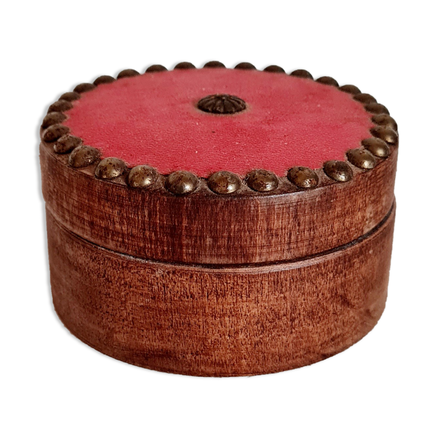 Antique wood jewelry box
