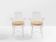 Mathieu Matégot pair of Cap d'Ail chairs 1950s